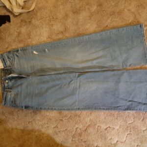 AE Super High-Rise Ultra Wide Leg Jeans